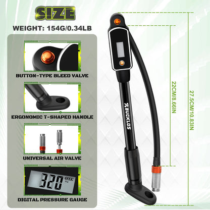 Digital Bike Shock Pump
