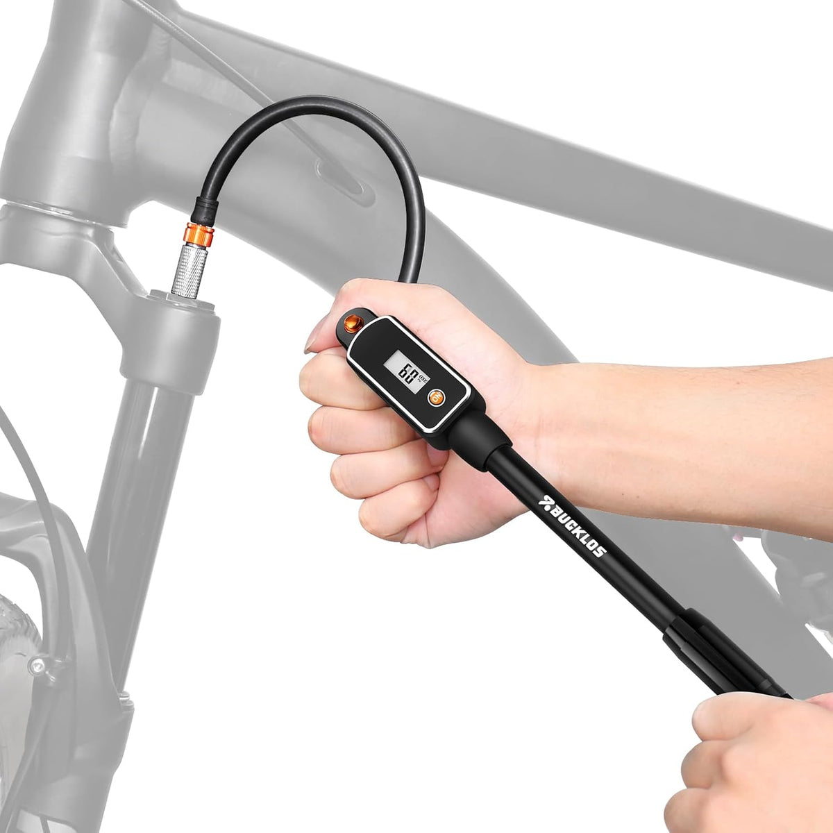 Digital Bike Shock Pump