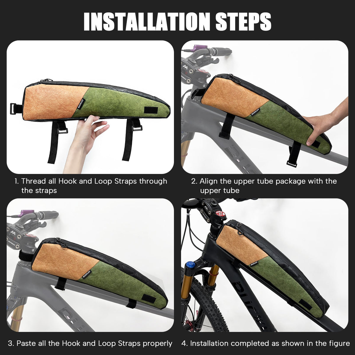 0.9L Waterproof Top Tube Bike Bag